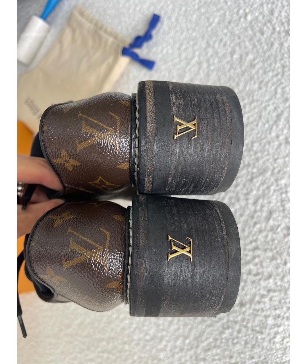 LOUIS VUITTON Коричневые брогги и оксфорды, фото 3