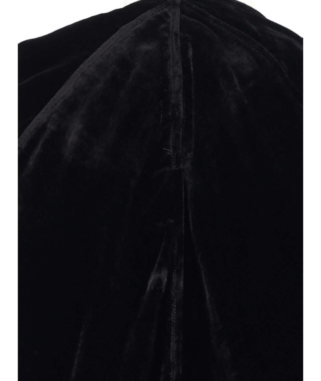 RICK OWENS Черное вискозное вечернее платье, фото 4
