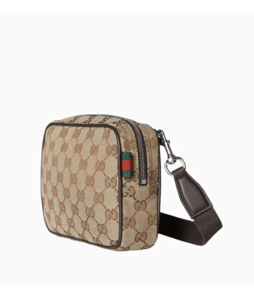 GUCCI Бежевая сумка на плечо, фото 3