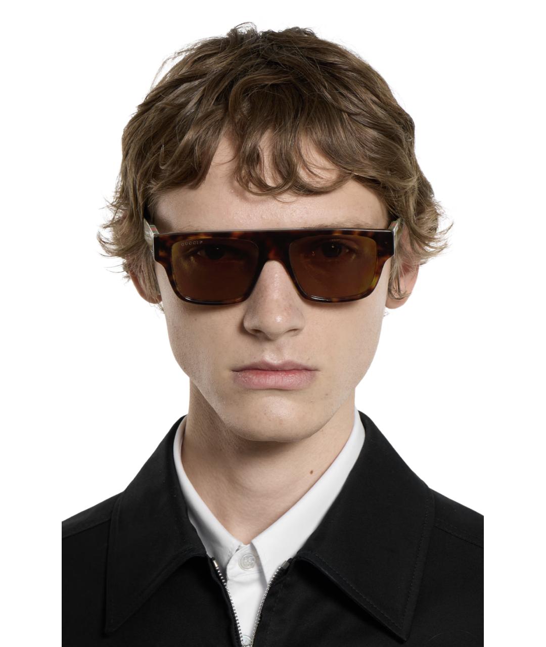 GUCCI Коричневая юбка миди, фото 2