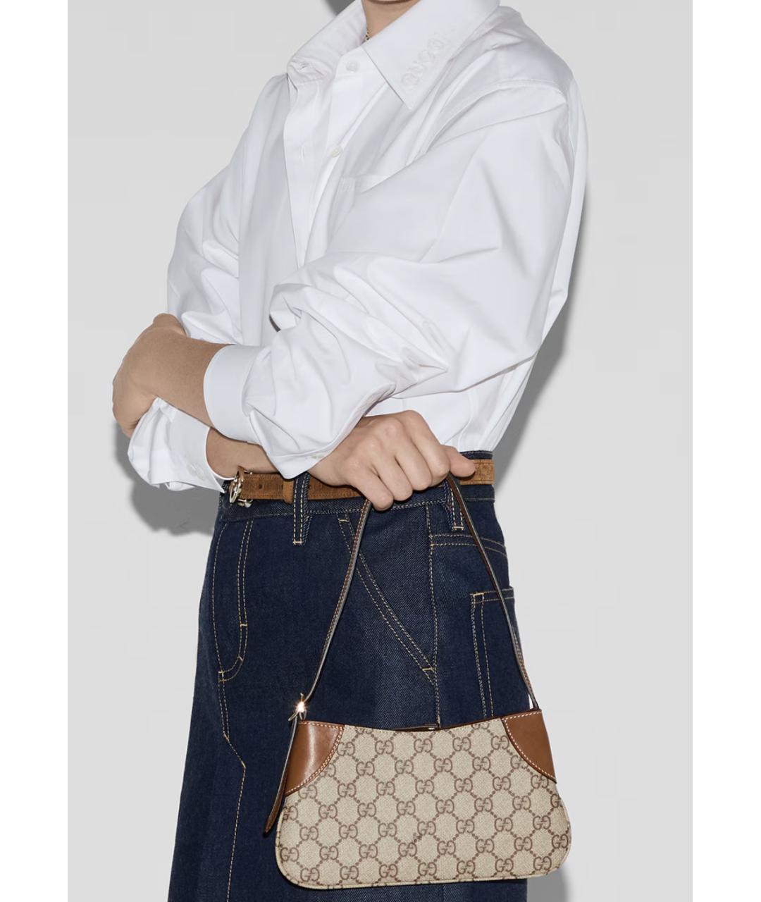 GUCCI Бежевая сумка через плечо, фото 6