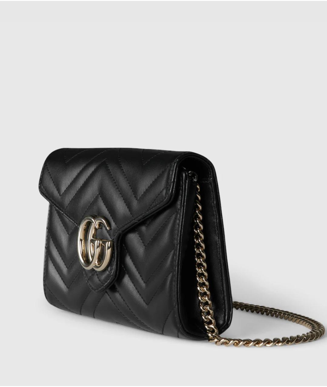 GUCCI Черный кожаный кошелек, фото 5