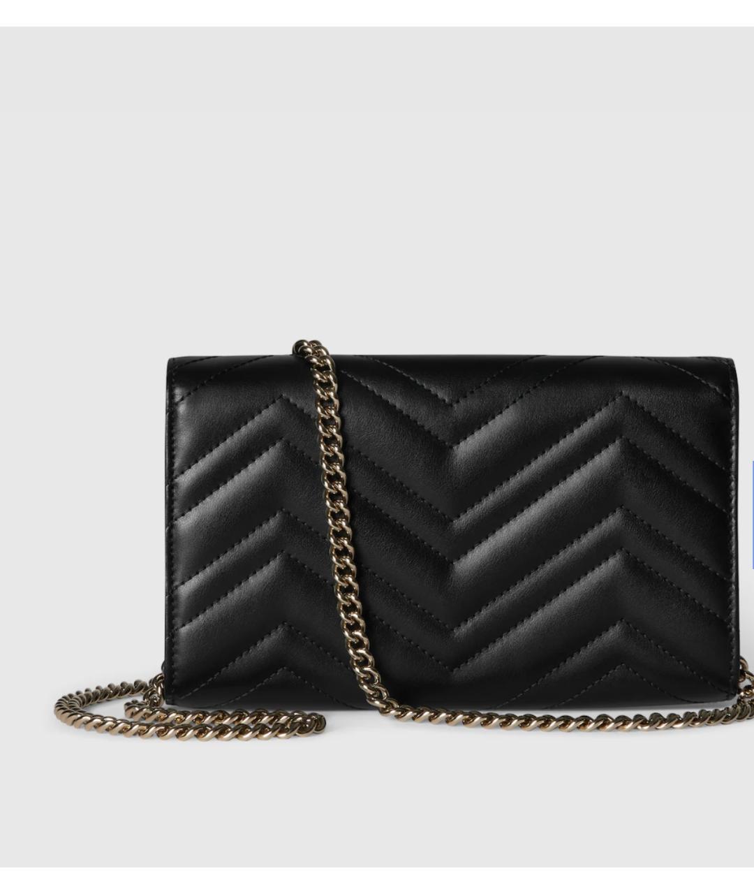 GUCCI Черный кожаный кошелек, фото 2