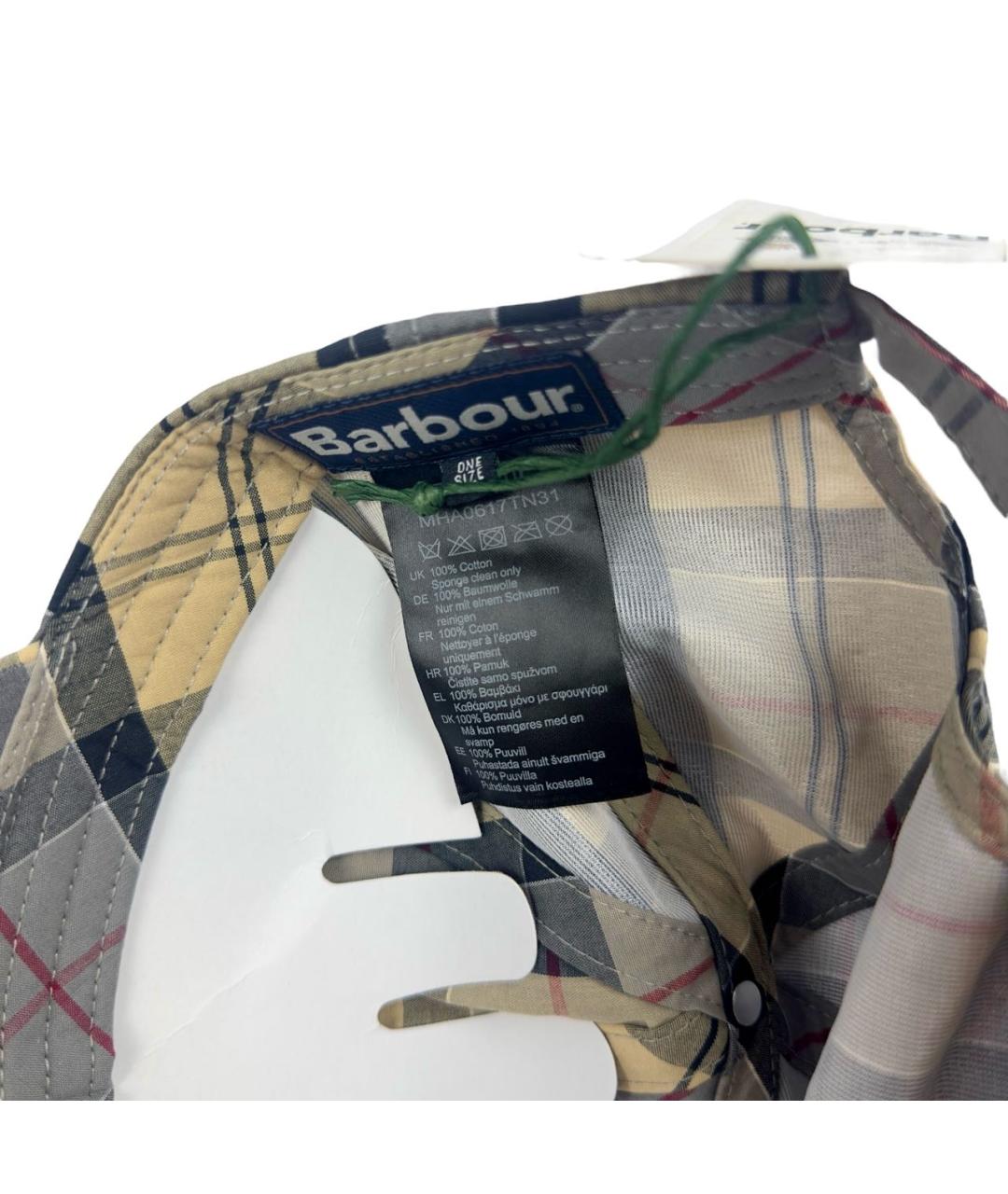 BARBOUR Мульти хлопковая кепка/бейсболка, фото 5