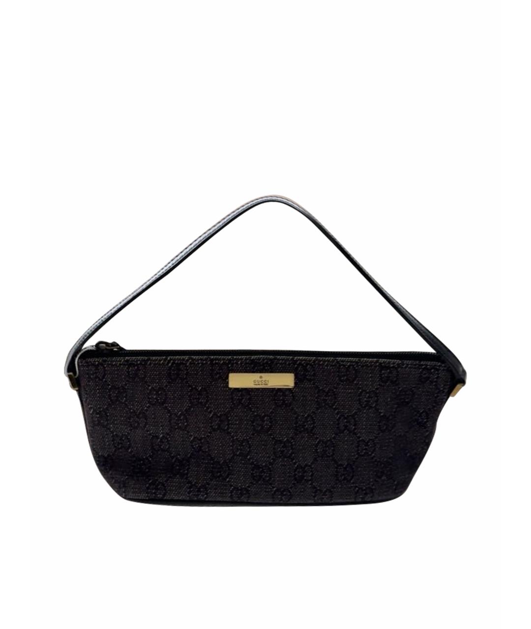 GUCCI Черная сумка с короткими ручками, фото 1