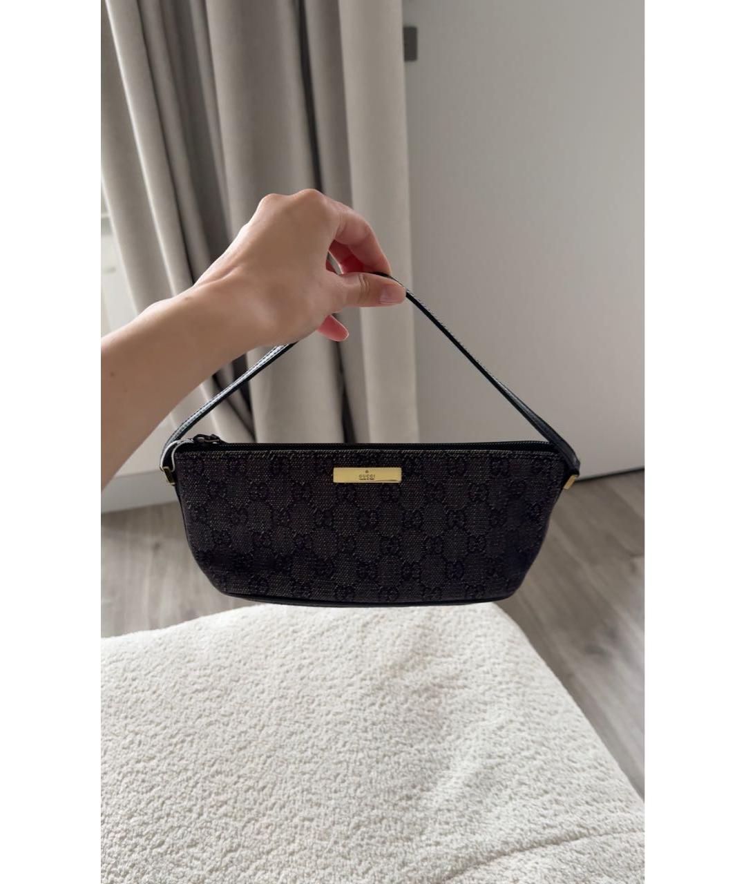 GUCCI Черная сумка с короткими ручками, фото 8