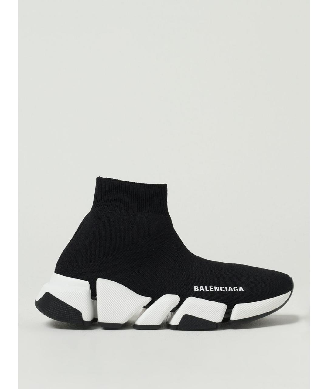 BALENCIAGA Черные текстильные кроссовки, фото 5