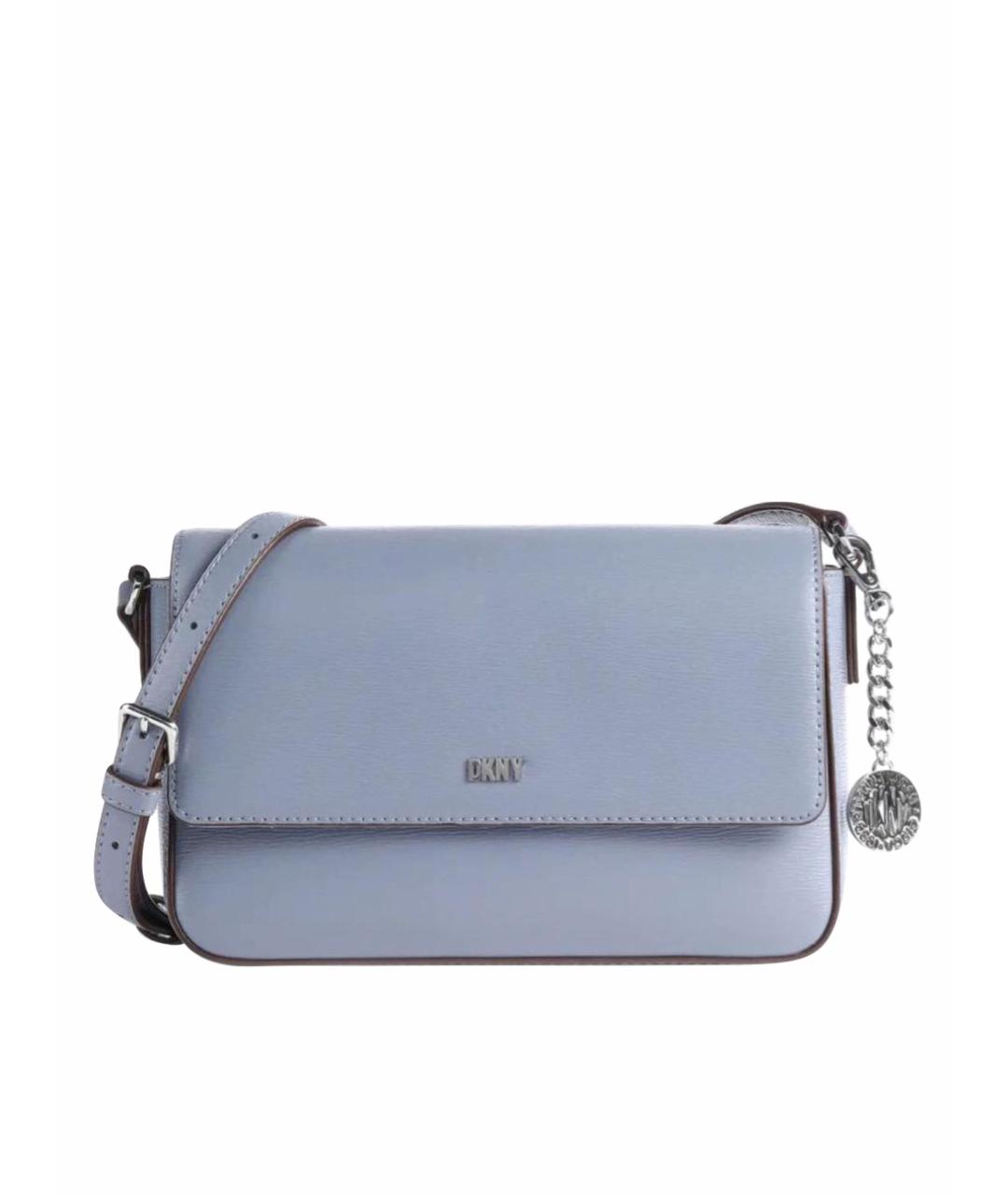 DKNY Синяя сумка через плечо из искусственной кожи, фото 1