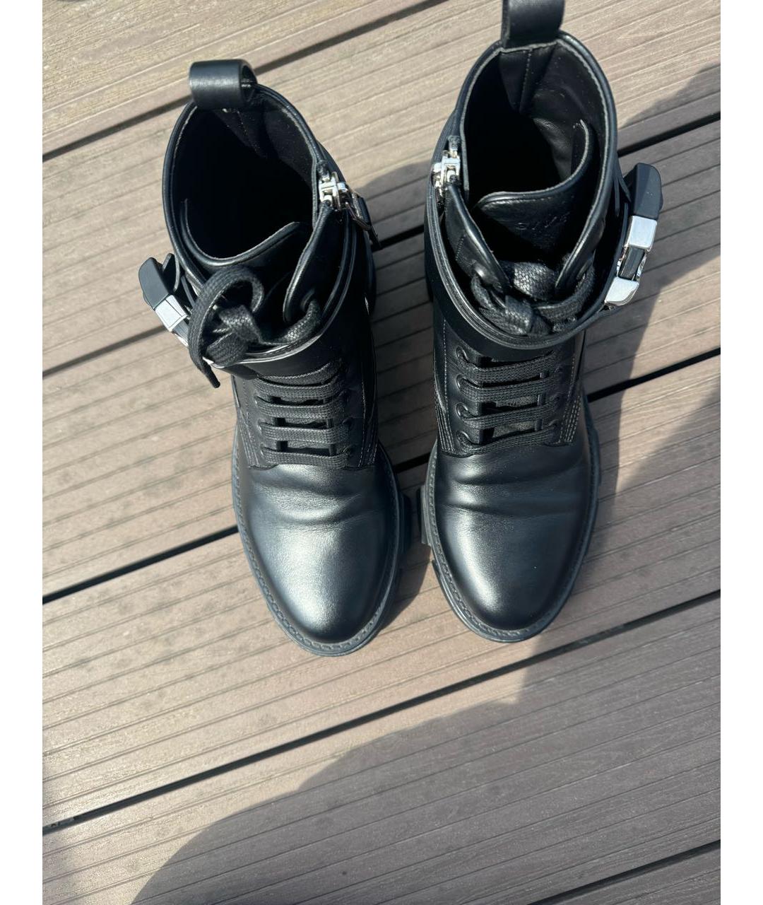 GIVENCHY Черные кожаные ботинки, фото 3