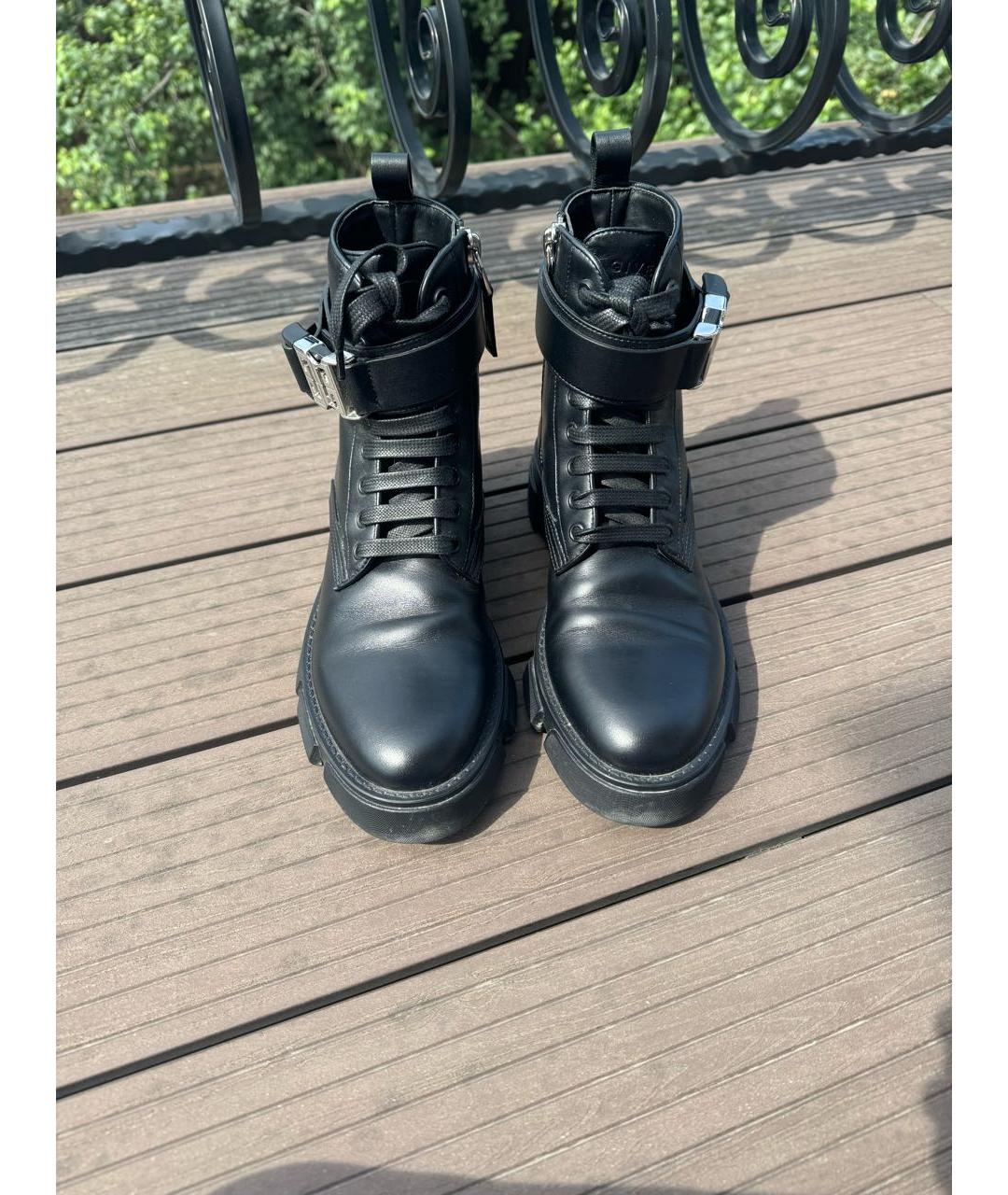 GIVENCHY Черные кожаные ботинки, фото 2