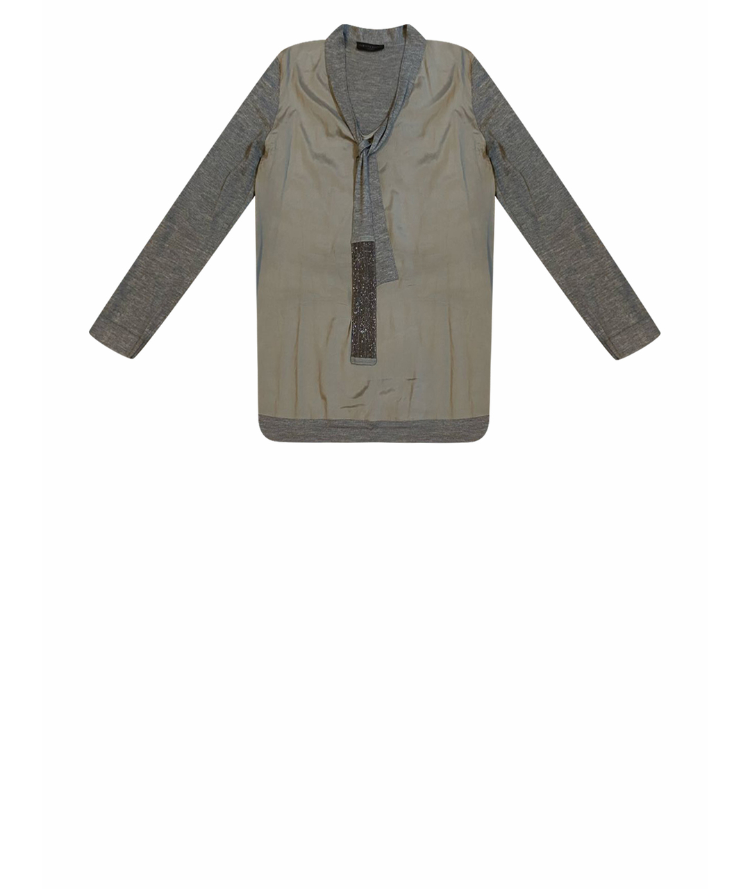 FABIANA FILIPPI Серый кашемировый джемпер / свитер, фото 1
