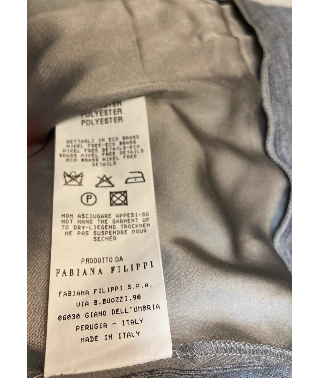FABIANA FILIPPI Серый кашемировый джемпер / свитер, фото 5