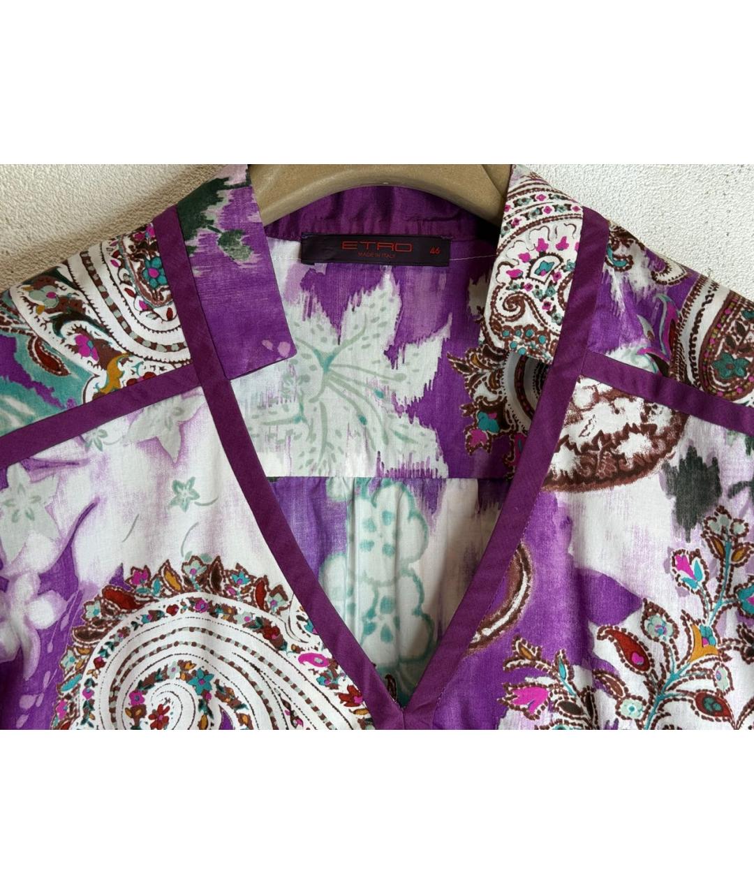 ETRO Мульти хлопковое повседневное платье, фото 3