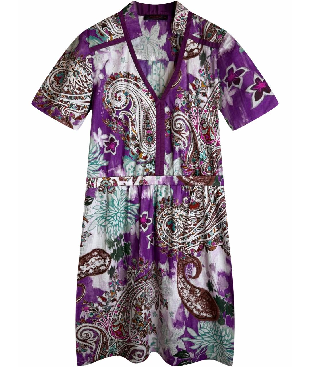 ETRO Мульти хлопковое повседневное платье, фото 1