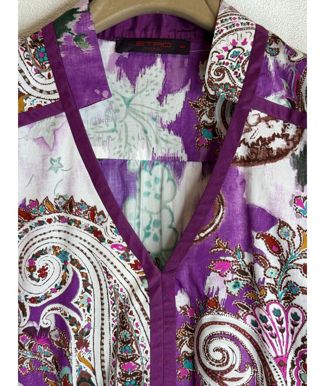 ETRO Мульти хлопковое повседневное платье, фото 8
