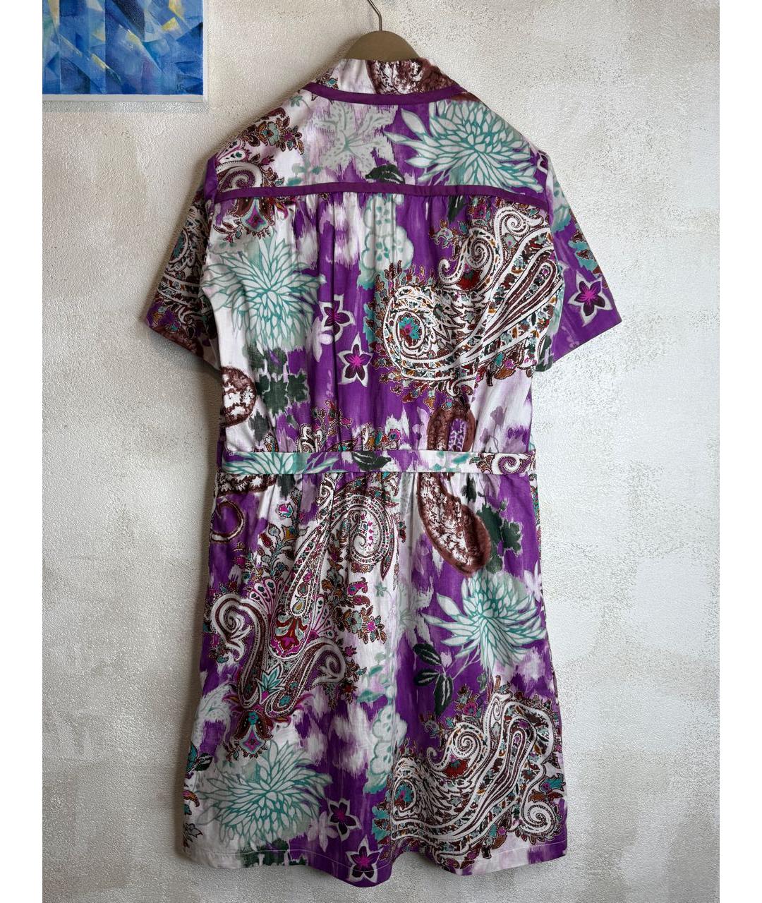 ETRO Мульти хлопковое повседневное платье, фото 6