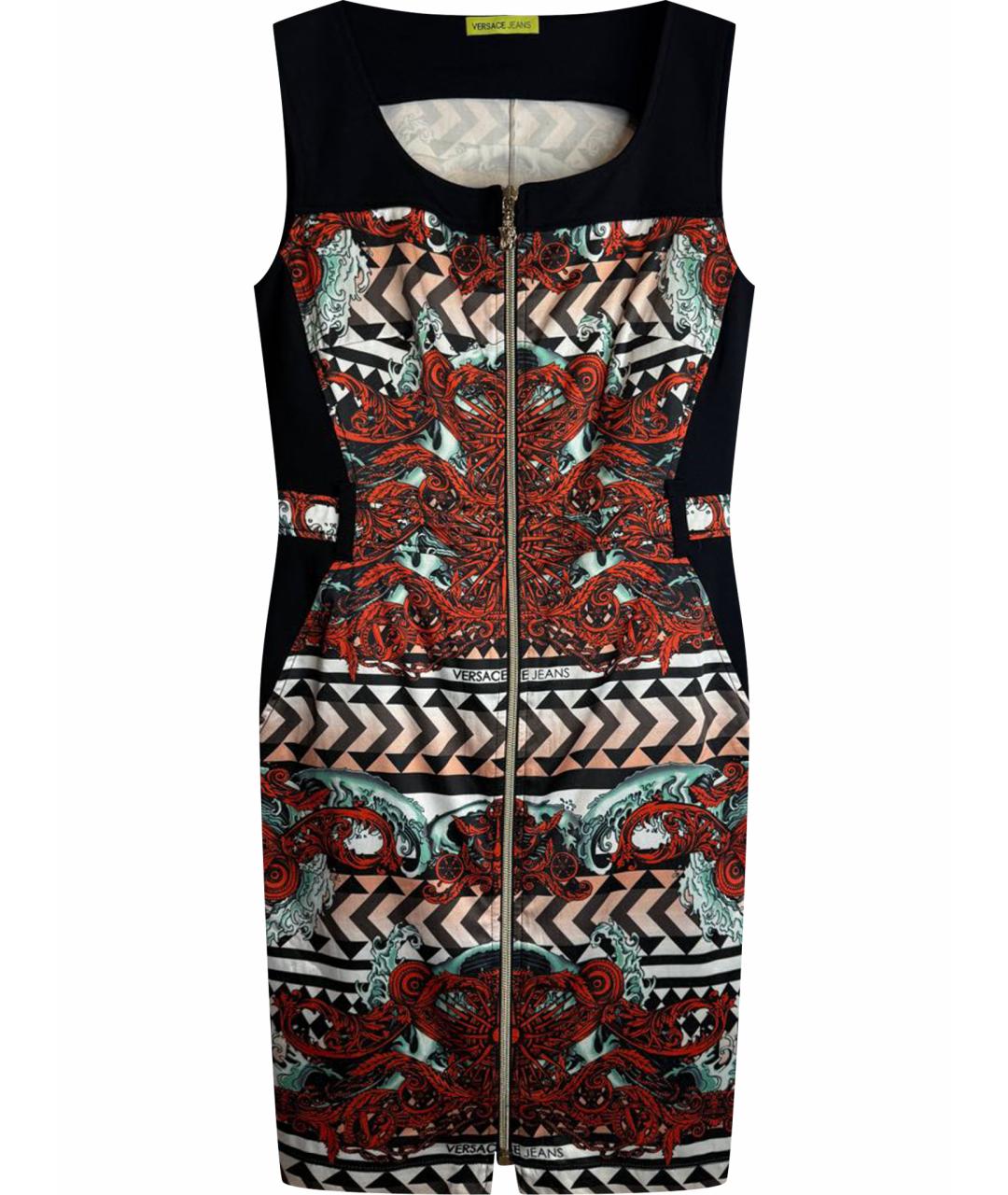VERSACE JEANS COUTURE Мульти полиэстеровое вечернее платье, фото 1