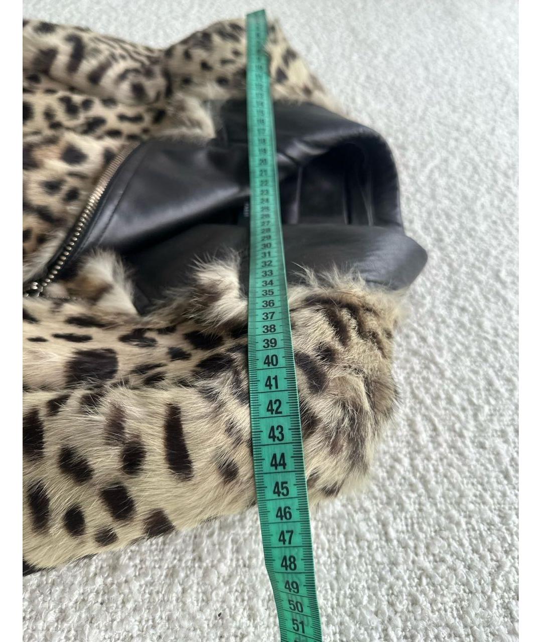 BALMAIN Коричневая меховая куртка, фото 5
