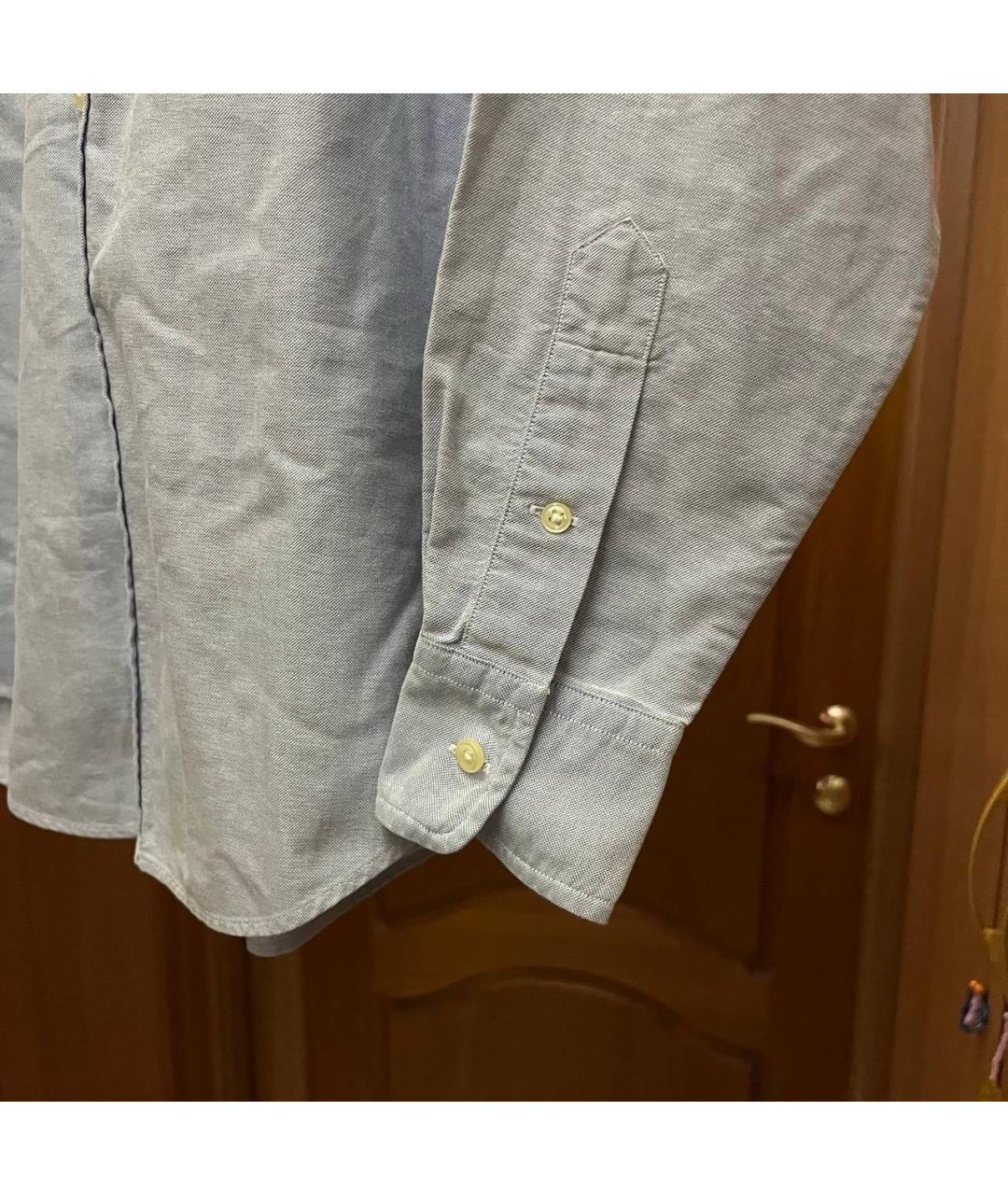 POLO RALPH LAUREN Голубая хлопковая рубашка, фото 4