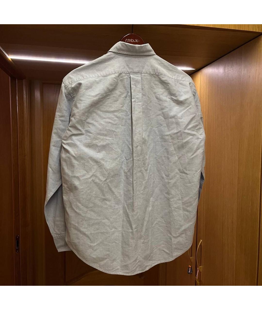 POLO RALPH LAUREN Голубая хлопковая рубашка, фото 2