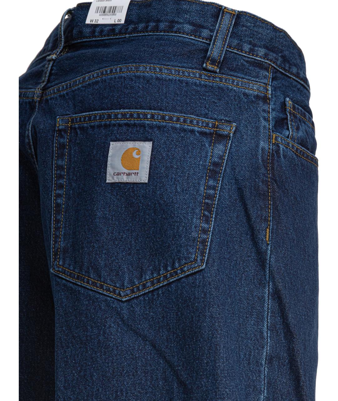 CARHARTT WIP Синие хлопковые шорты, фото 4