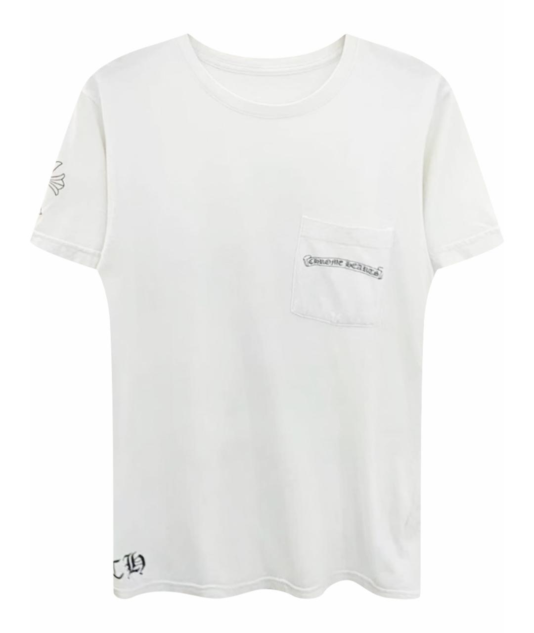 CHROME HEARTS Белая хлопковая футболка, фото 1