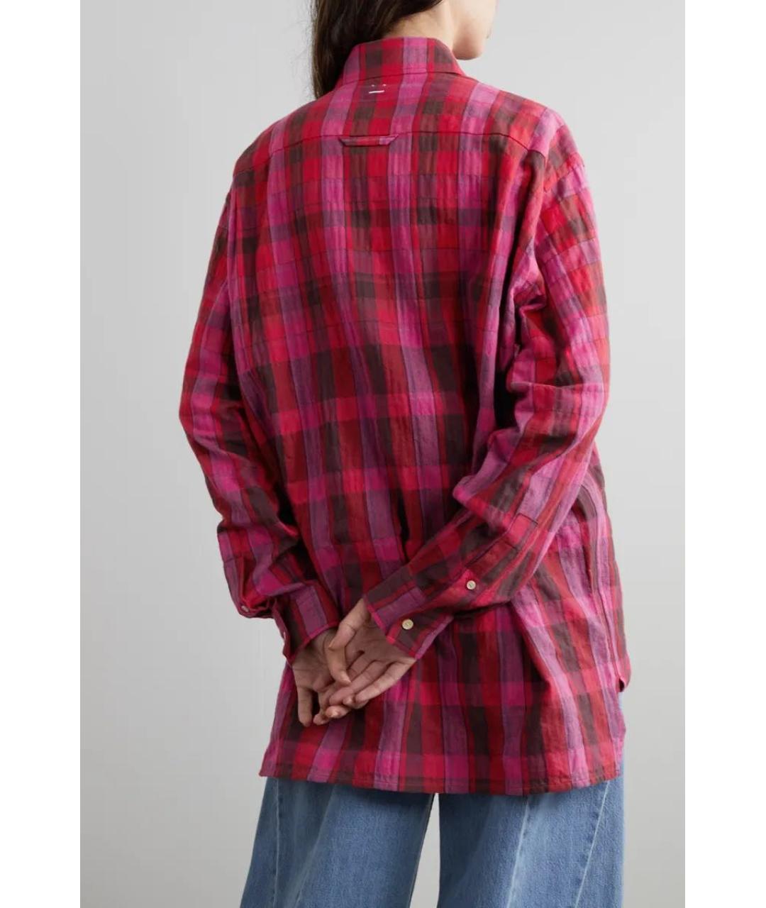 ACNE STUDIOS Розовая хлопковая рубашка, фото 4