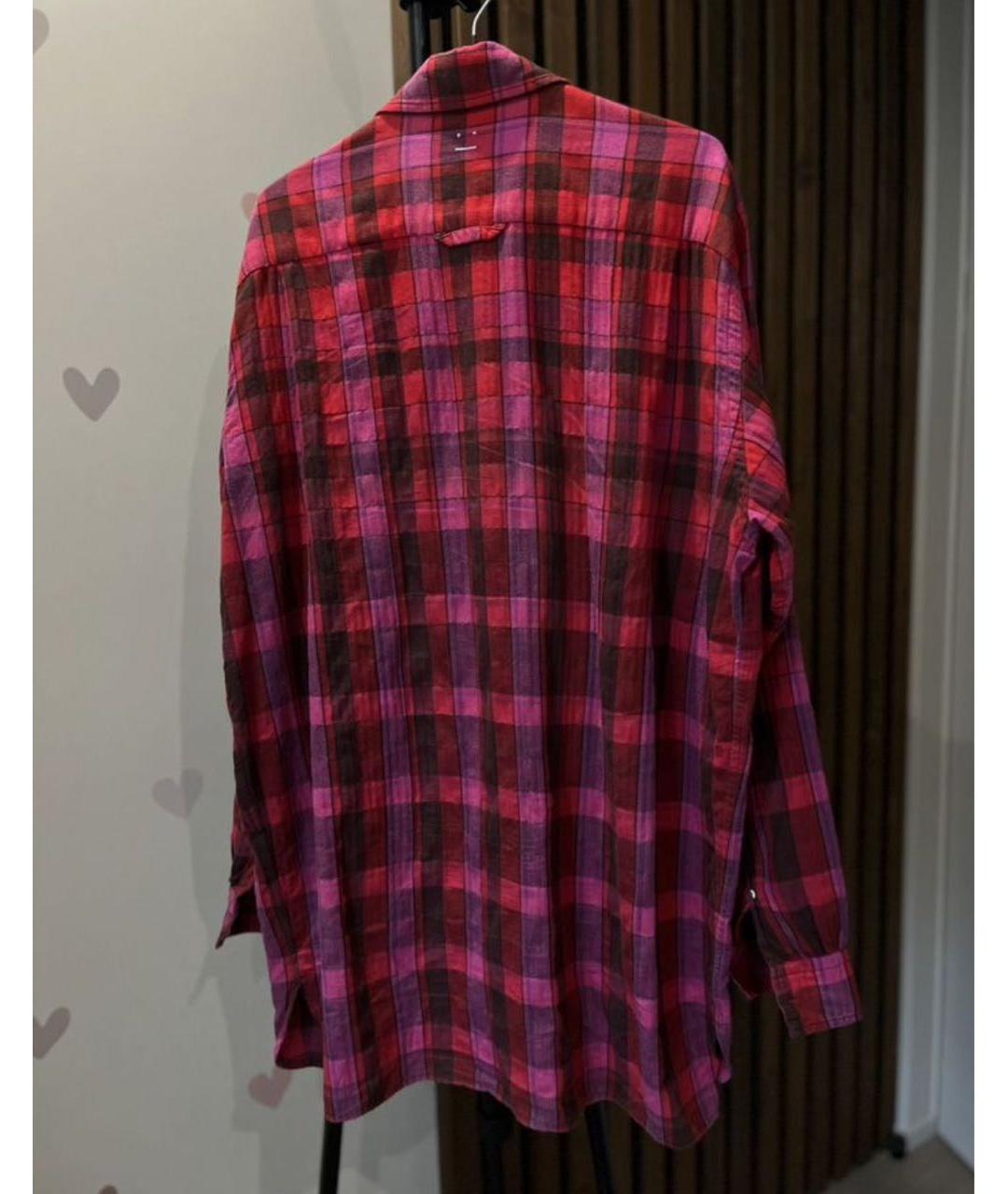 ACNE STUDIOS Розовая хлопковая рубашка, фото 6