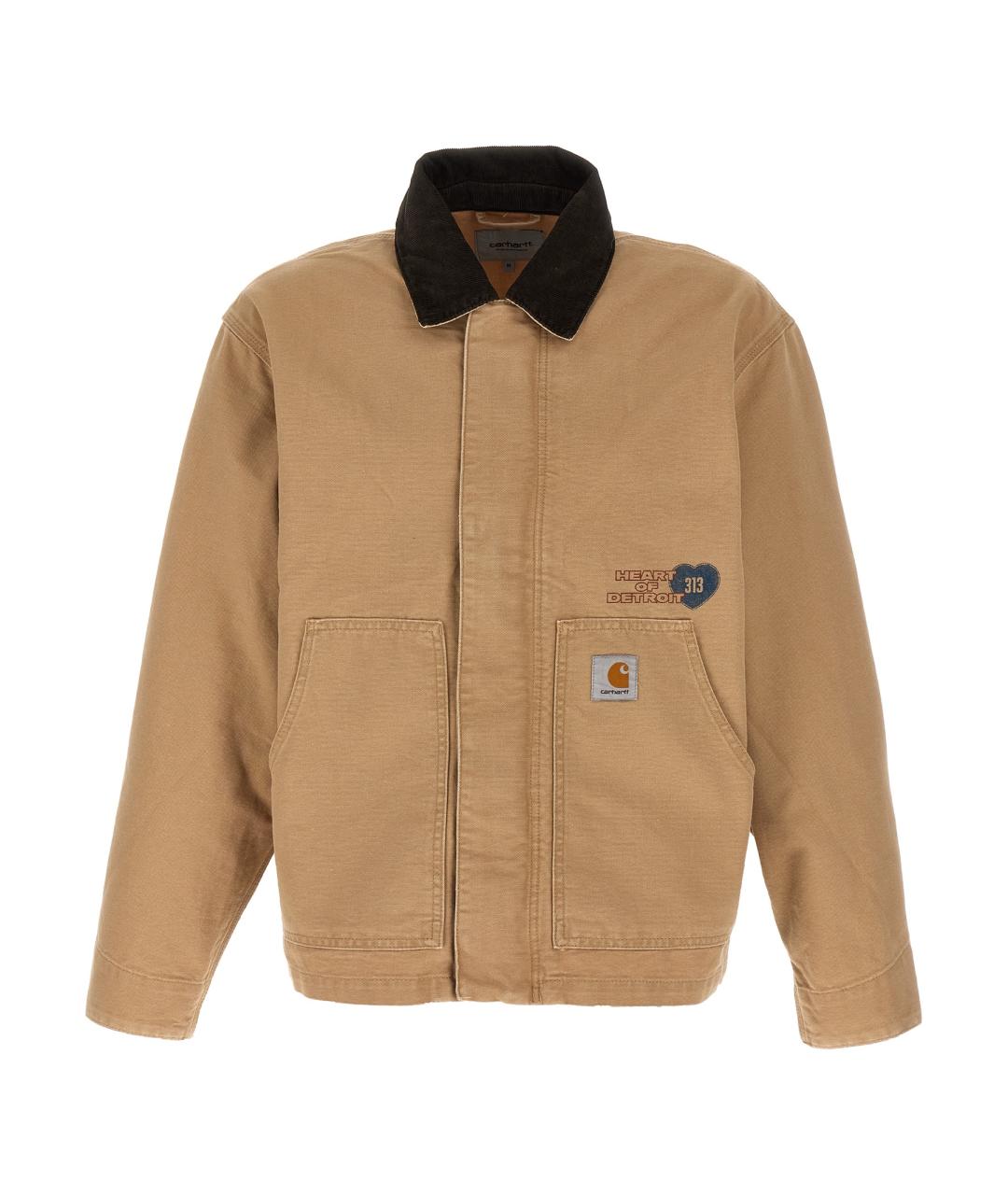 CARHARTT WIP Бежевая хлопковая куртка, фото 1