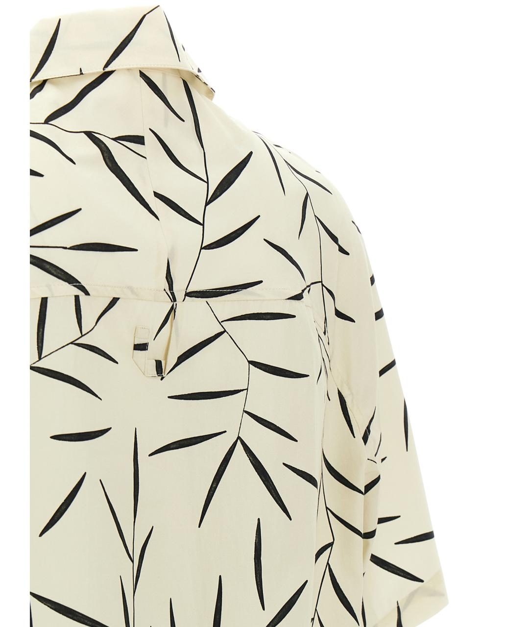JACQUEMUS Белая хлопковая кэжуал рубашка, фото 4