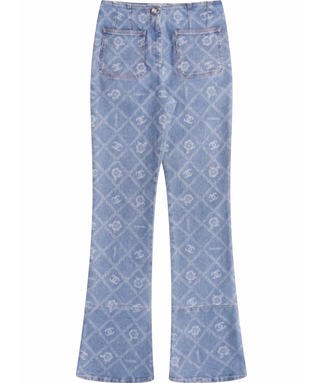 CHANEL Синие прямые джинсы, фото 1
