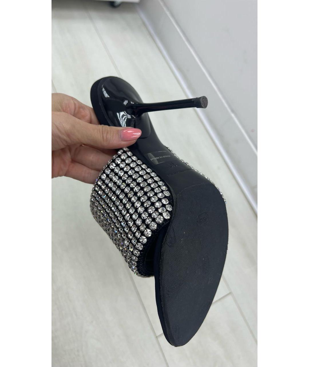 ALEXANDER WANG Черные мюли, фото 4