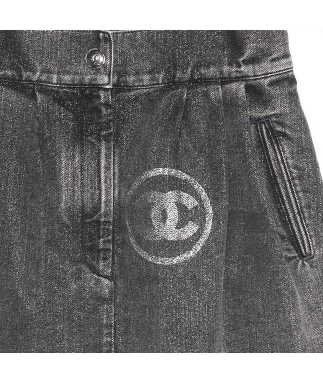 CHANEL Черная юбка мини, фото 7