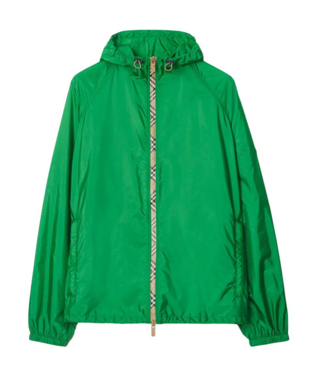BURBERRY Зеленая куртка, фото 1