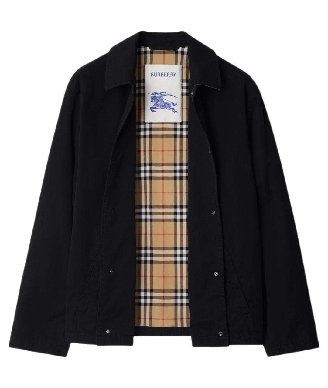 BURBERRY Черная куртка, фото 2