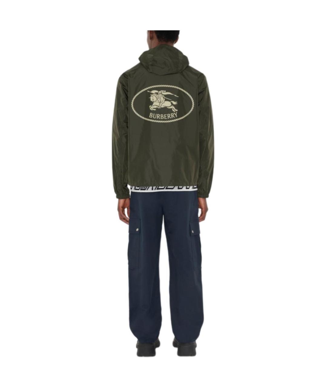 BURBERRY Зеленая куртка, фото 3