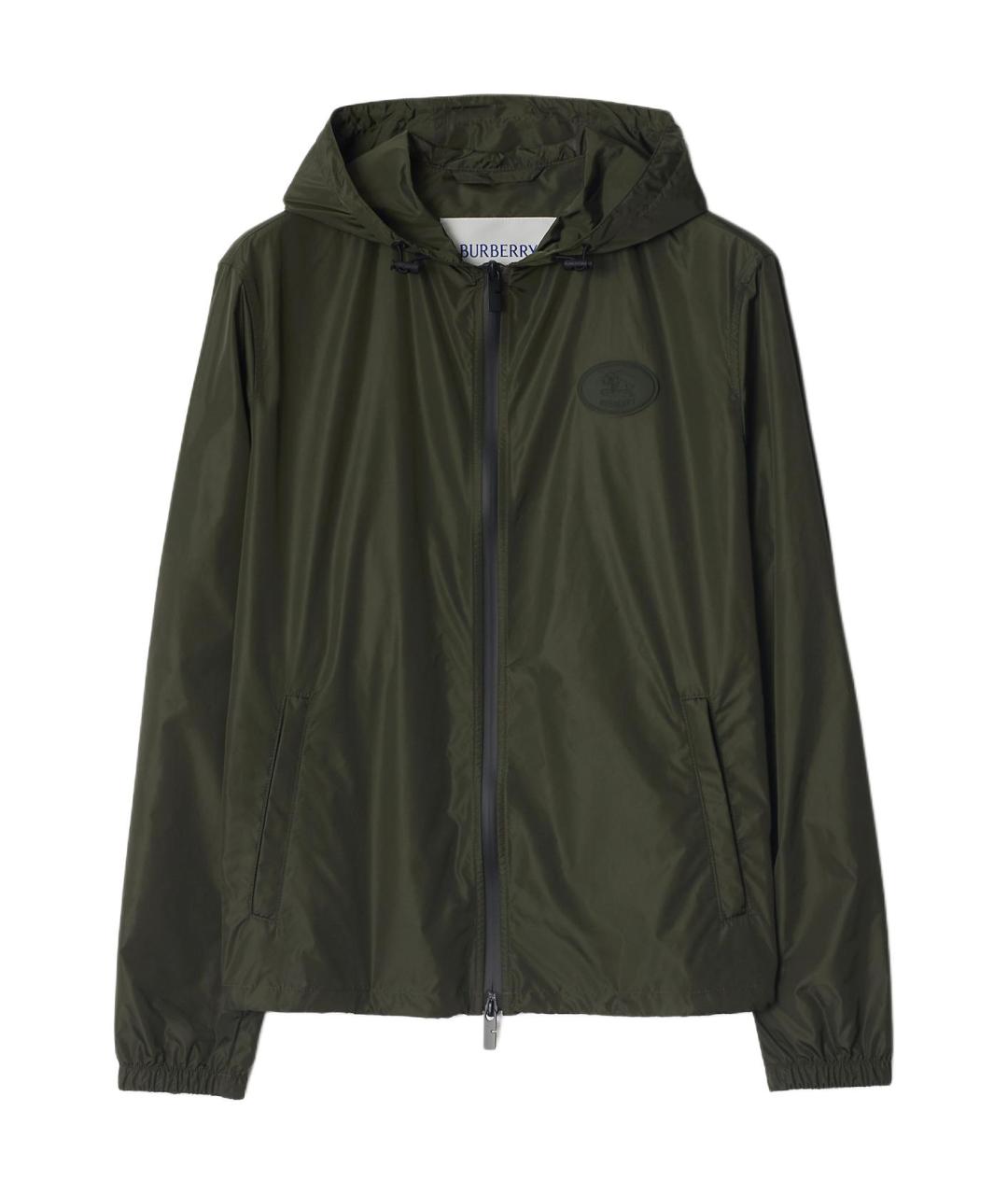 BURBERRY Зеленая куртка, фото 1