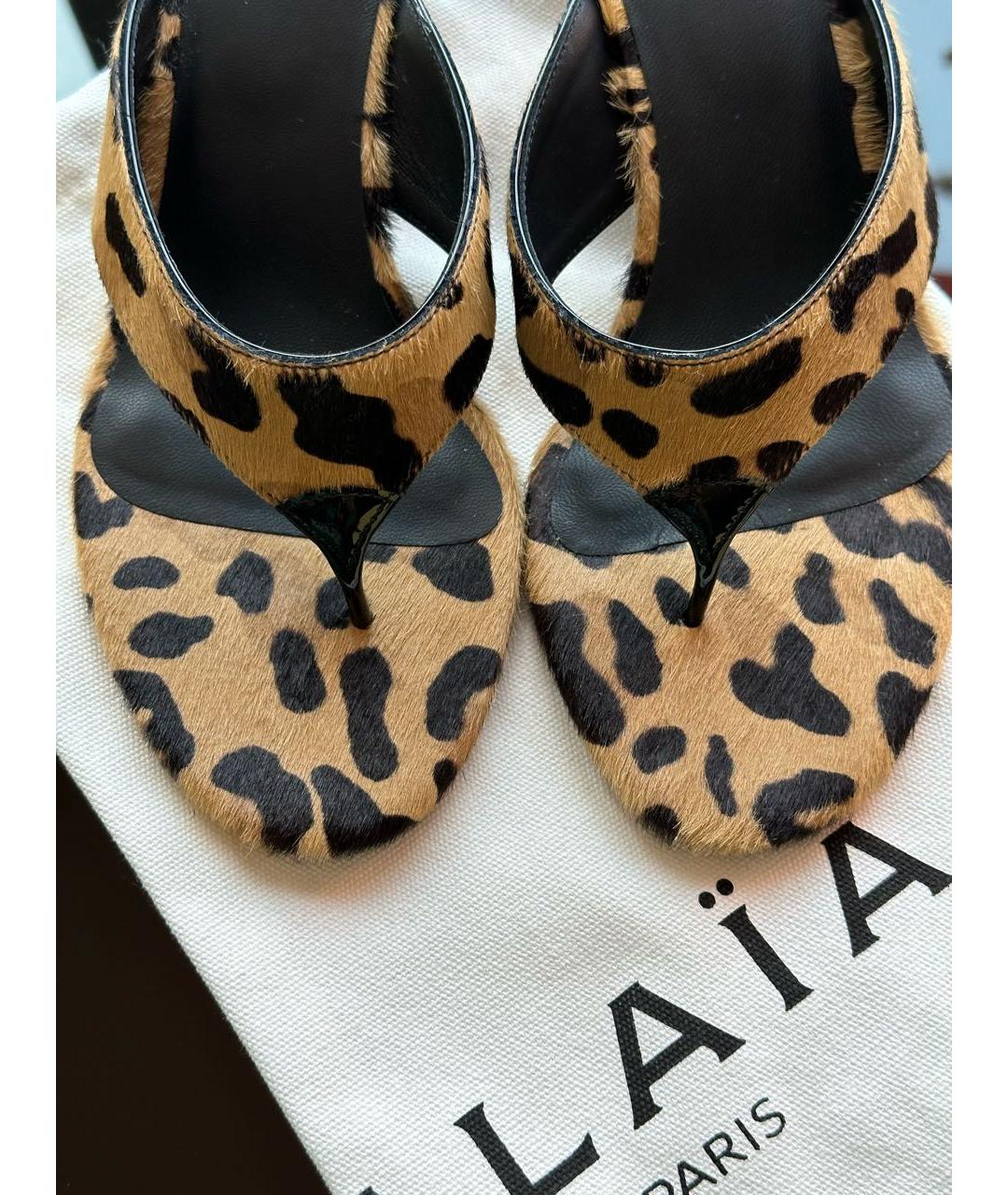 ALAIA Коричневые мюли, фото 6
