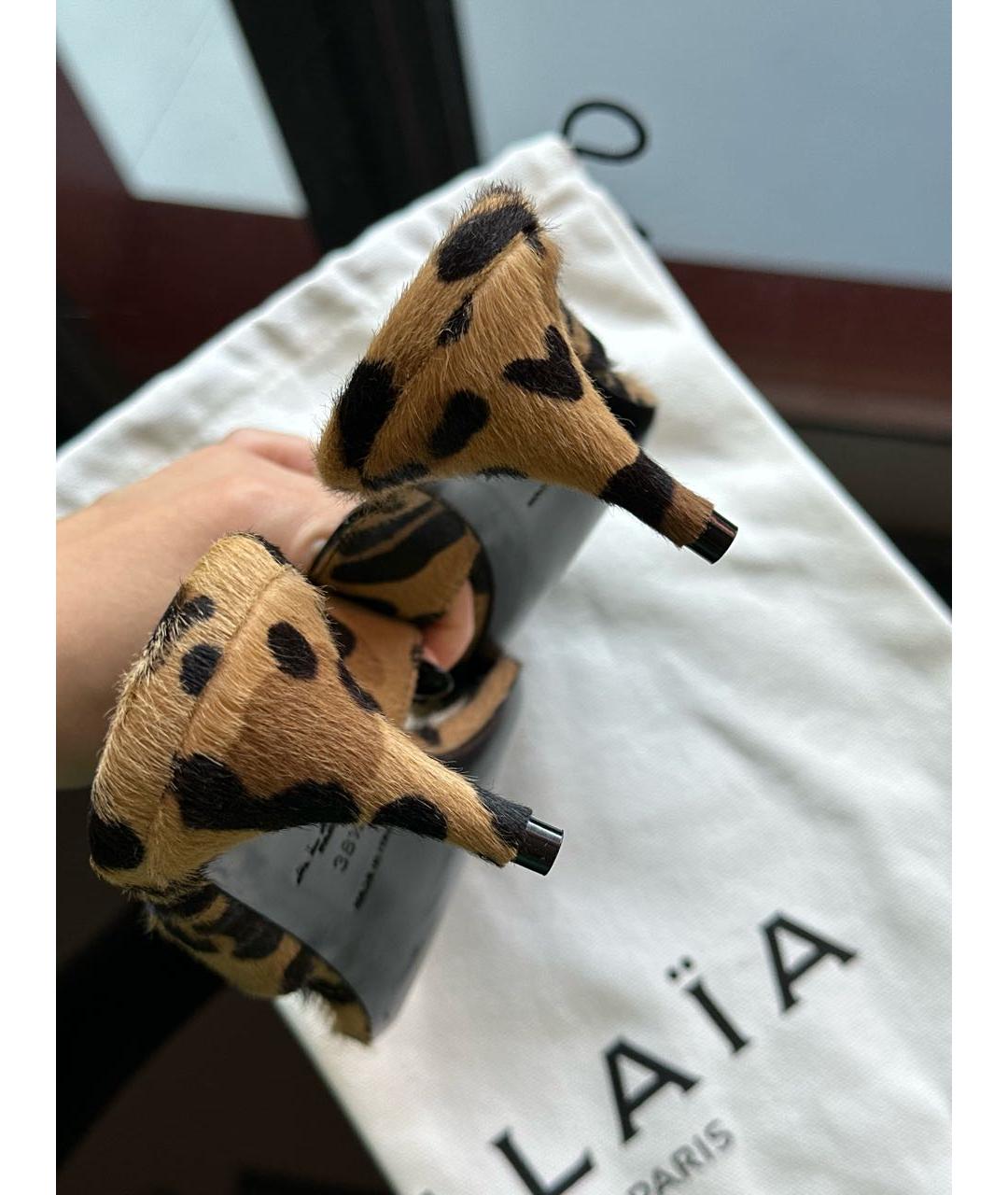 ALAIA Коричневые мюли, фото 4