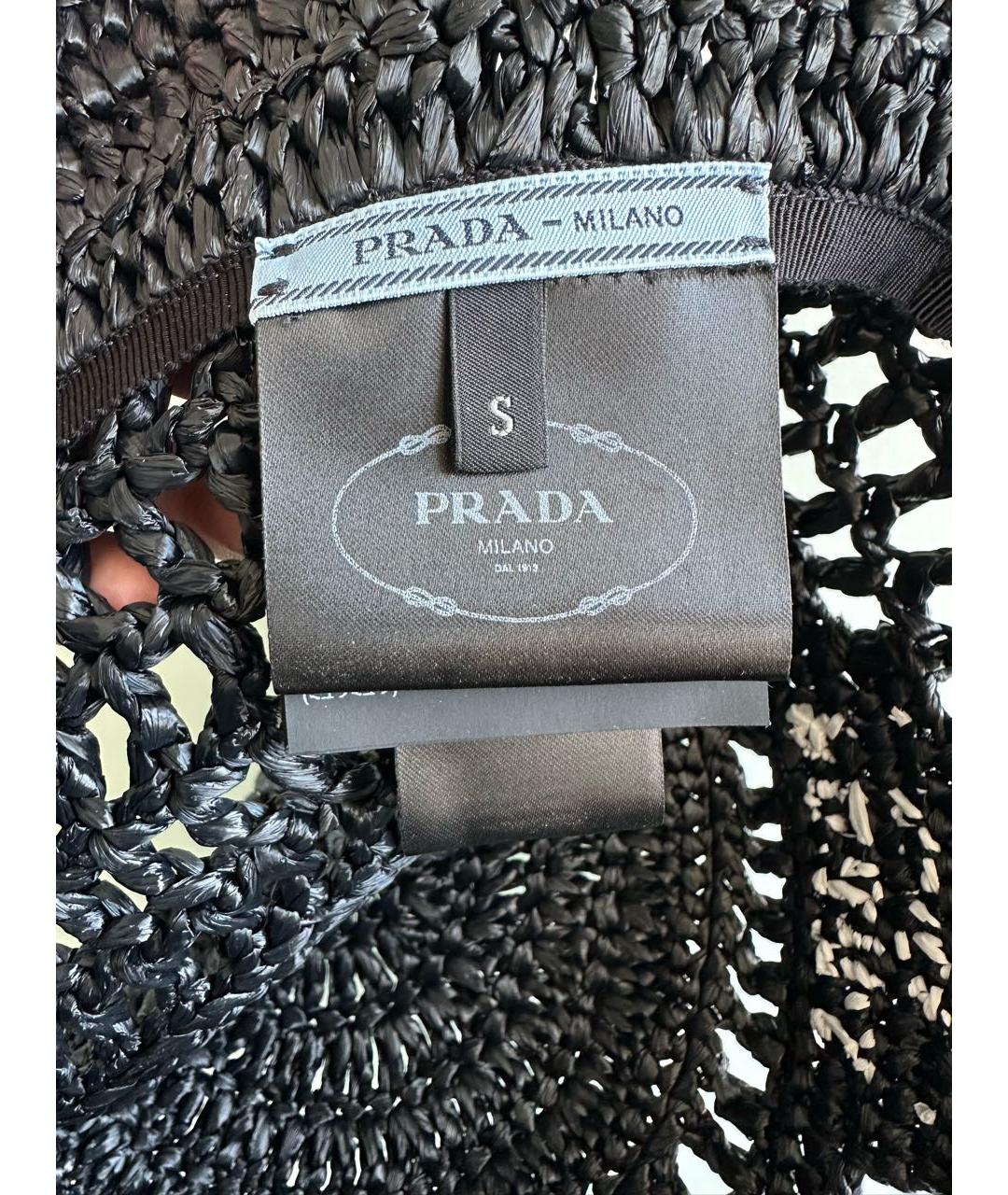 PRADA Черная панама, фото 4
