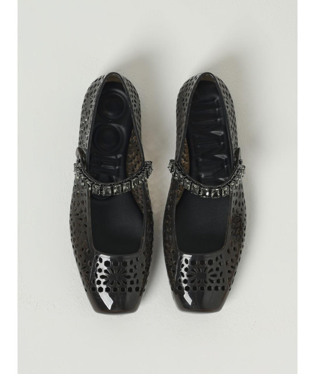 JIMMY CHOO Черные балетки, фото 4