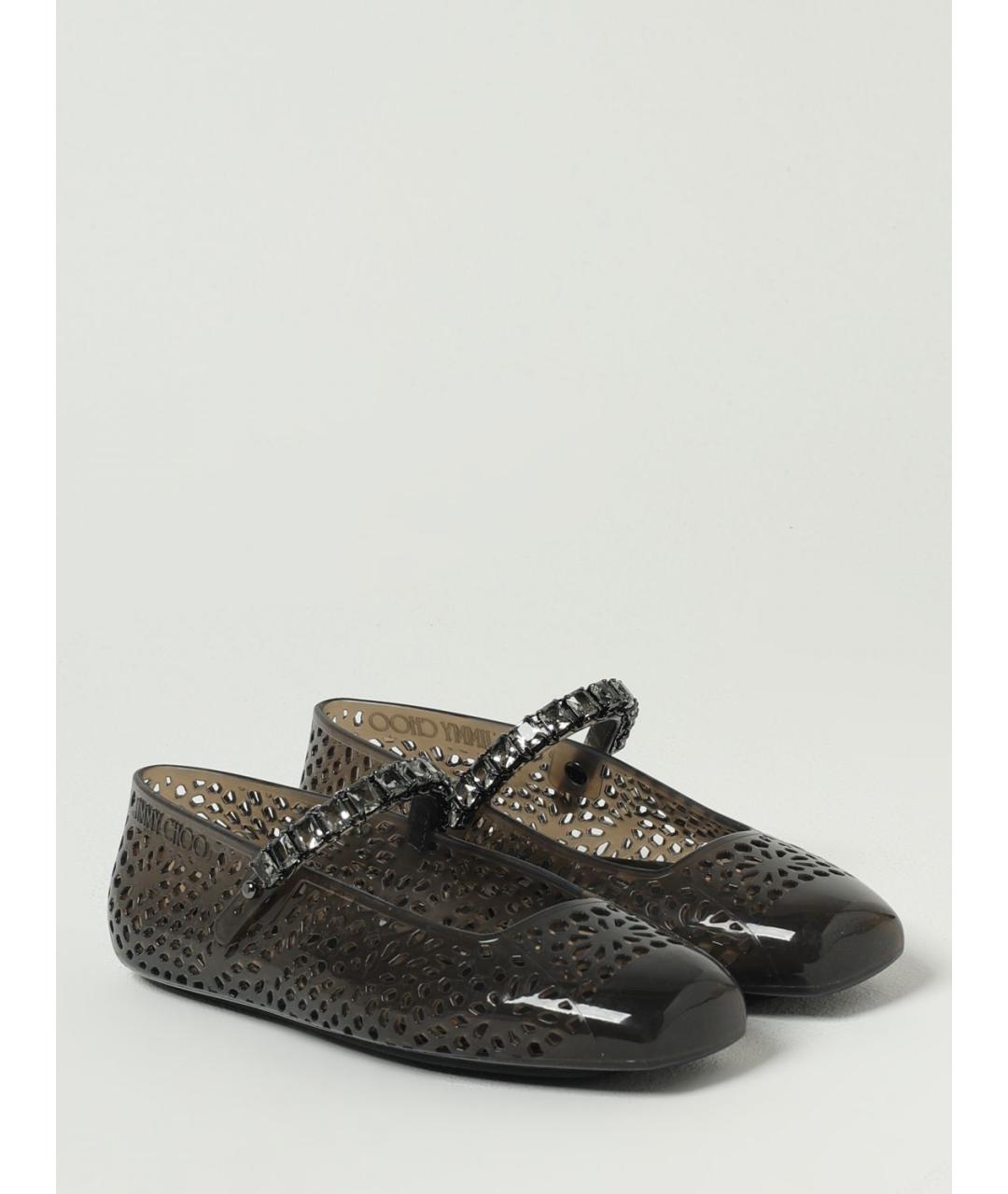 JIMMY CHOO Черные балетки, фото 2
