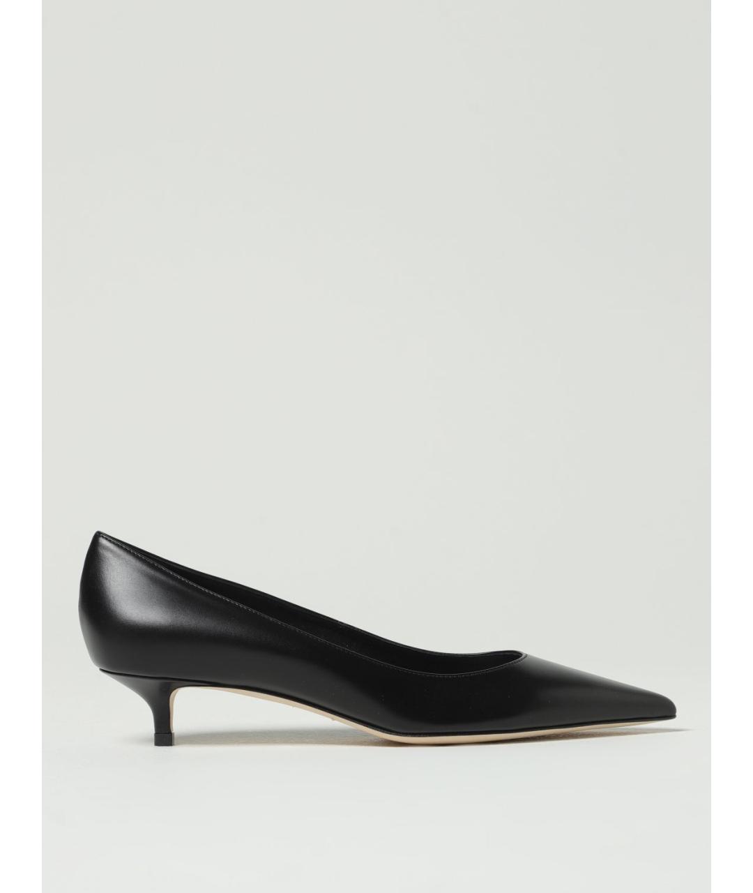 JIMMY CHOO Черные кожаные туфли, фото 5