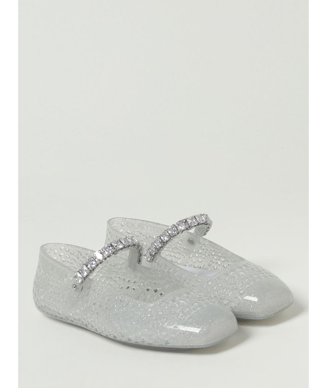 JIMMY CHOO Серые балетки, фото 2