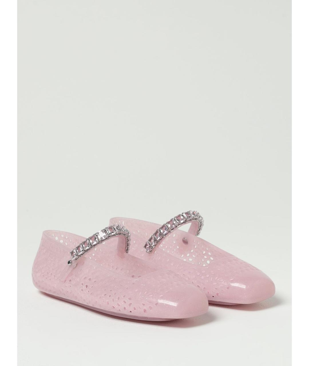 JIMMY CHOO Розовые балетки, фото 2
