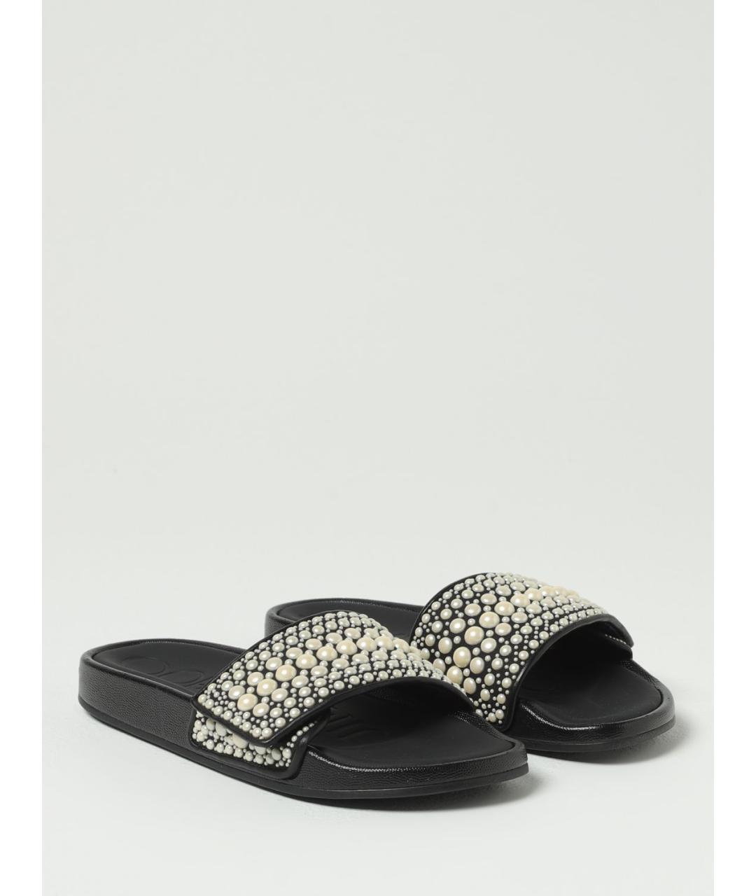 JIMMY CHOO Черные шлепанцы, фото 2