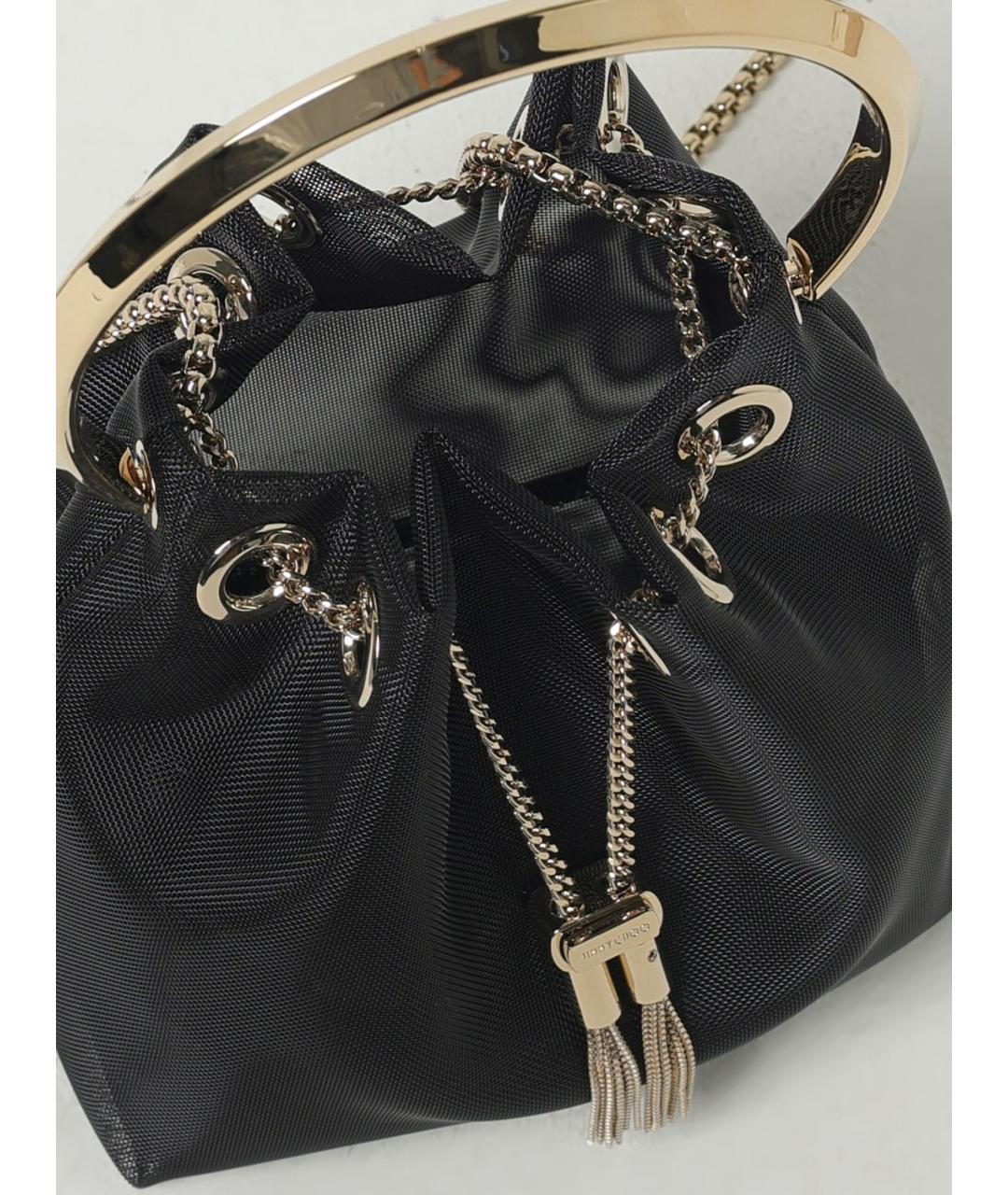 JIMMY CHOO Черная сумка с короткими ручками, фото 4