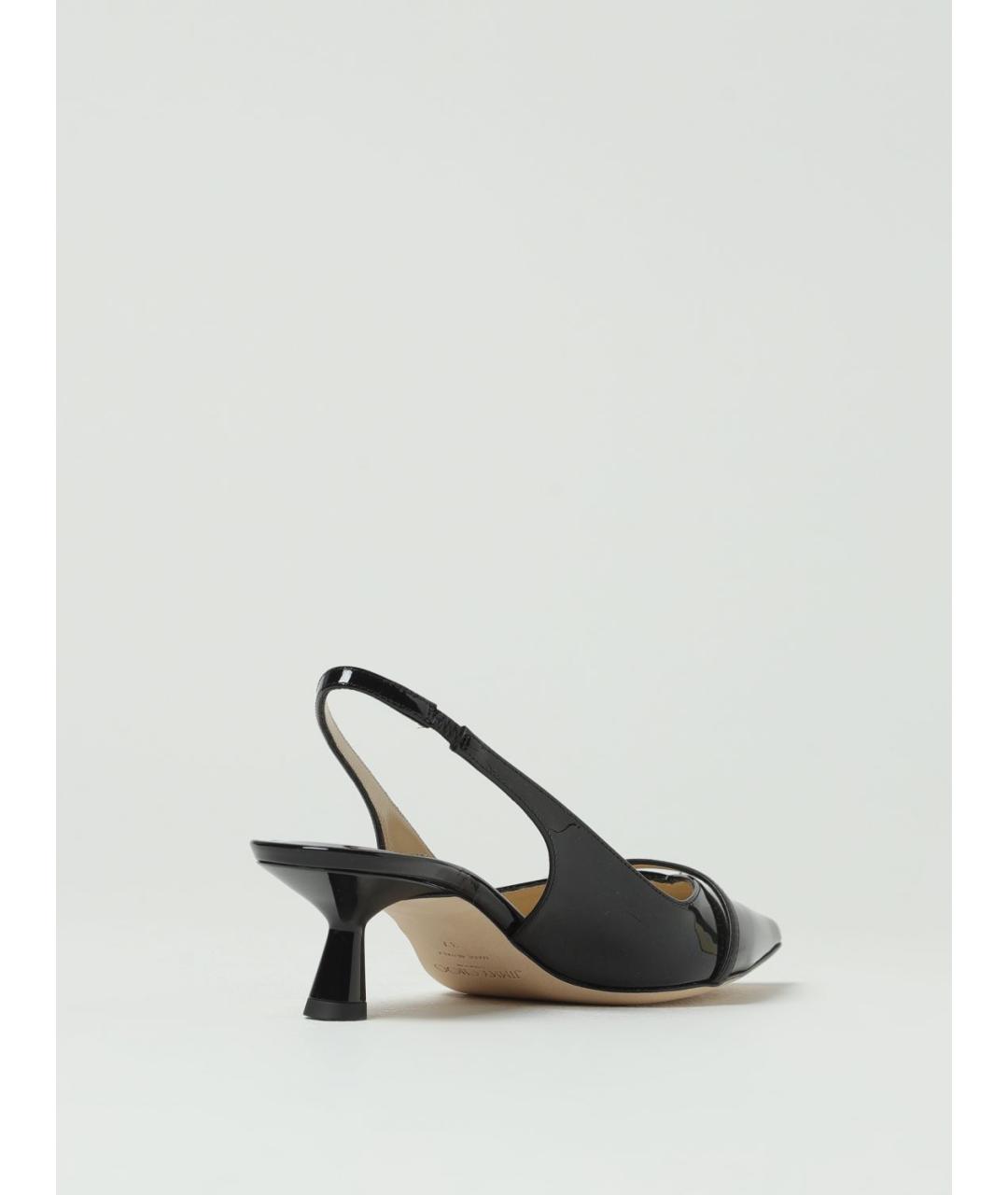 JIMMY CHOO Черные туфли из лакированной кожи, фото 3