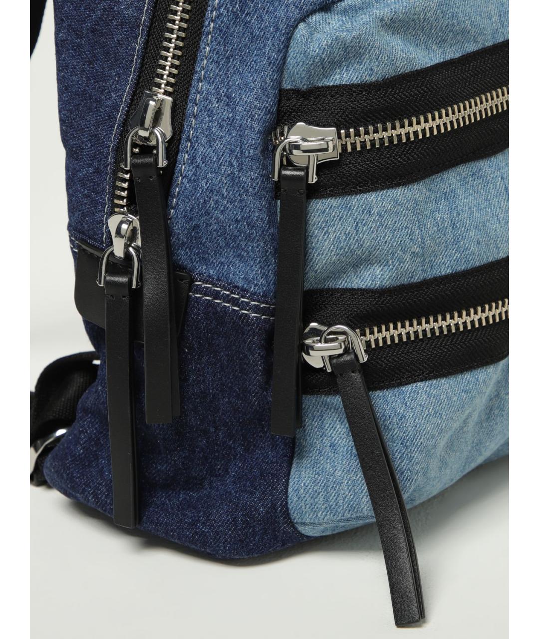 MARC JACOBS Синий хлопковый рюкзак, фото 3