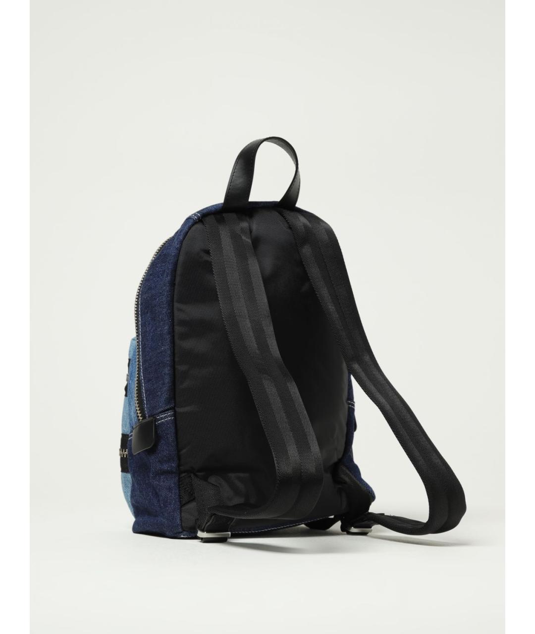 MARC JACOBS Синий хлопковый рюкзак, фото 2